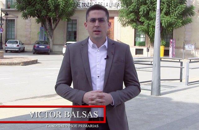El Candidato a las Primarias Socialistas Víctor Balsas, hace un llamamiento público a la militancia