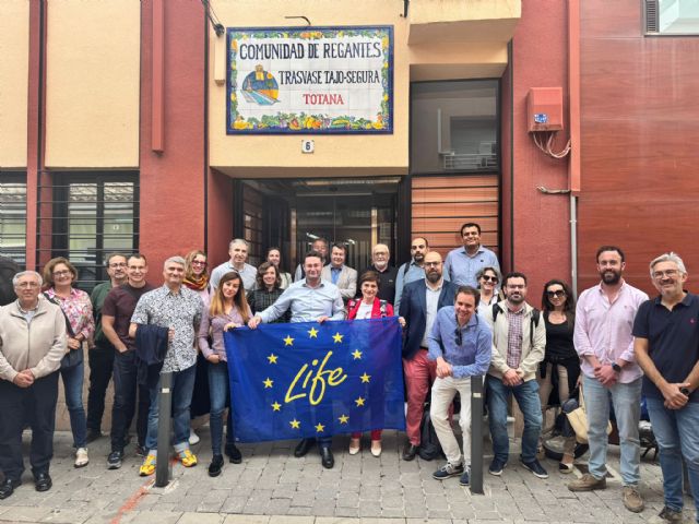 La Comunidad de Regantes de Totana acoge una jornada del proyecto europeo LIFE Triplet sobre eficiencia hídrica en el regadío
