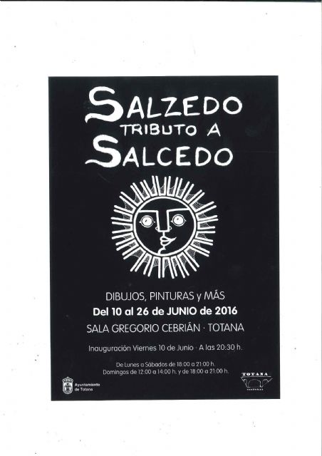 Este fin de semana del puente de la Región finaliza la temporada del 'Totana Cultural' con la exposición de Pako Salzedo y un recital de Poesía