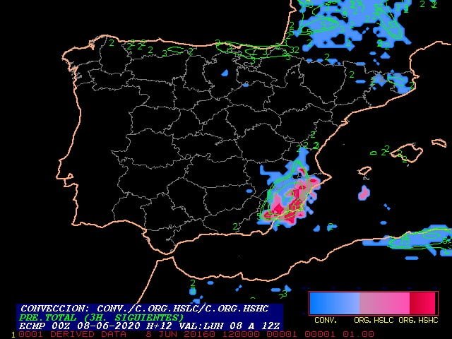 Se activa el aviso naranja por tormentas en el Valle del Guadalentín