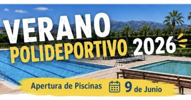 Mañana martes 9 de junio abren las piscinas municipales