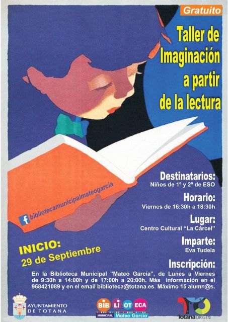 Se oferta un “Taller de Imaginación a partir de la Lectura”