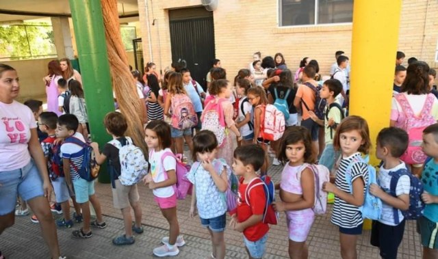 Un total de 3.539 alumnos comienzan el curso escolar 2023/24 en Totana en los 11 colegios de esta localidad