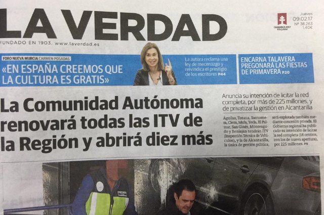 Totana tendrá una ITV (Inspección Técnica de Vehículos)