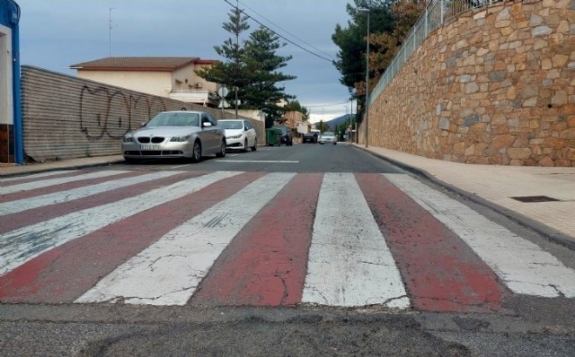 Adjudican la redacción del proyecto de señalización horizontal en varios puntos de Totana