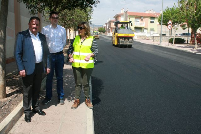 Las obras de pavimentación de la calle Moratalla (San Francisco) finalizan esta semana