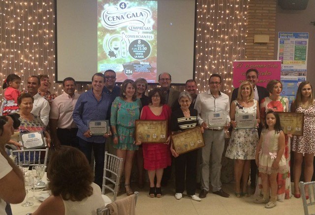 Andrés García Cánovas asistió a la gala del comercio totanero