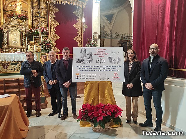 Se presenta el IV Certamen Literario Memorial Ildefonso Moya Martínez