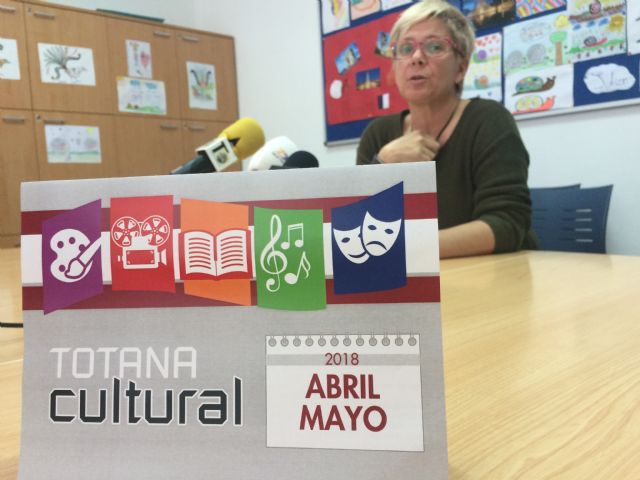 Cultura organiza más de una veintena de actividades dentro del programa “Totana Cultural” para el bimestre de abril y mayo