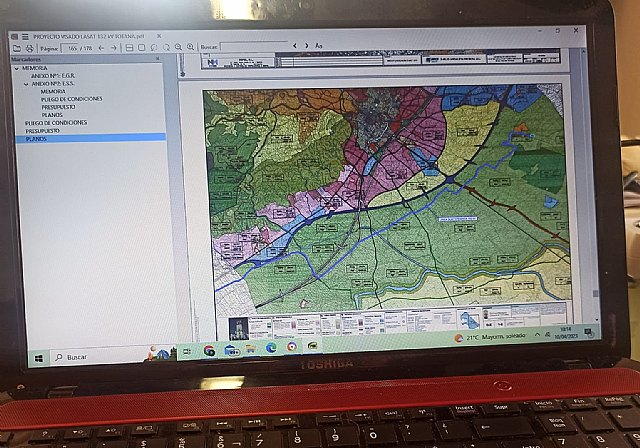 Se presenta el proyecto de línea soterrada de la Planta Solar de Lorca