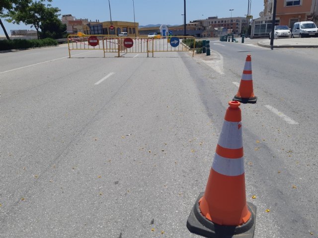 Se corta al tráfico uno de los carriles del subterráneo de La Turra por un leve desprendimiento de cascotes en el interior de la infraestructura