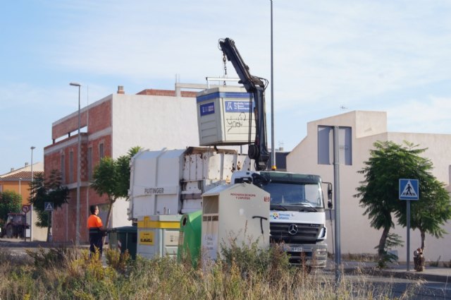 Acuerdan el refuerzo del servicio de repaso de fracción resto (residuos origen doméstico) en el extrarradio durante los sábados de la época estival