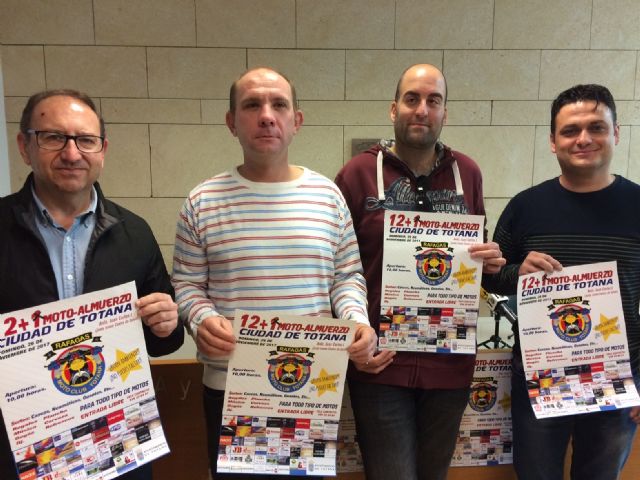 El Moto Club 'Ráfagas' organiza el '12+1 Moto-Almuerzo Ciudad de Totana' el próximo 26 de noviembre en la urbanización 'La Báscula', congregando más de 300 motocicletas y en homenaje a Ángel Nieto