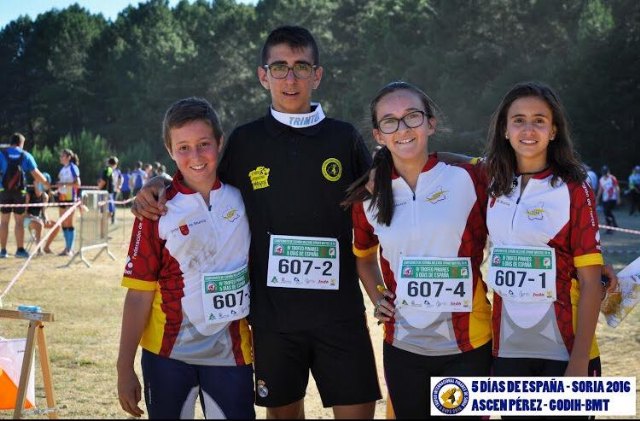 Los orientadores del Club Totana Orientación en los 5 días de Soria