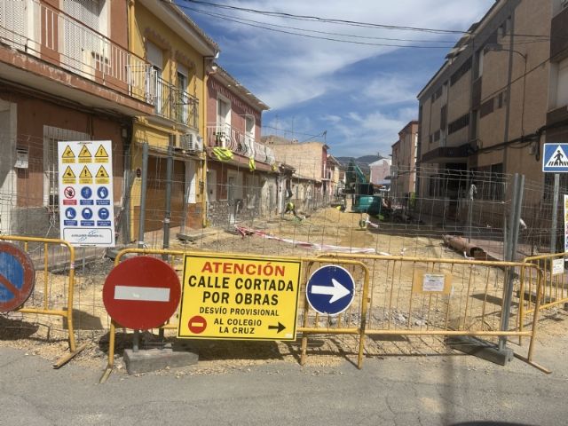 Las obras de renovación de la red de agua potable y pavimentado del tramo de la calle Ramblica continuarán durante la Semana Santa