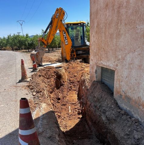 Acometen obras de ampliación de la estación de bombeo de agua potable (EBAP) en la pedanía de El Raiguero
