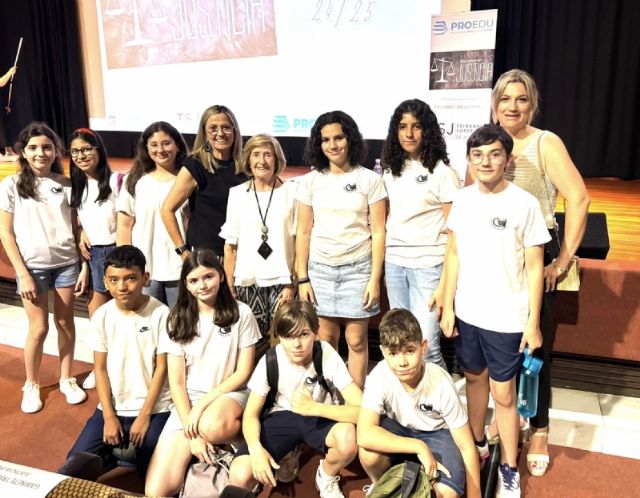 Clausuran el programa 'Educando en Justicia 2024/25', en el que ha sido reconocida la participación del CEIP Santa Eulalia de Totana