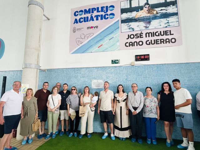 Efectúan un reconocimiento institucional, a título póstumo, a José Miguel Cano Guerao, dando su nombre al complejo acuático del Centro Deportivo MOVE y cumplimiento a un acuerdo plenario unánime