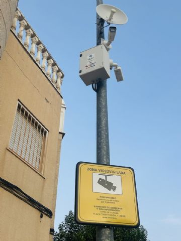 Se ampliará el sistema de video vigilancia en al menos 16 nuevos puntos del casco urbano y las pedanías de Totana