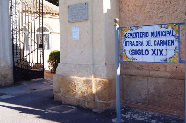 Se han construido 180 nuevos nichos y 24 fosas en el Cementerio Municipal “Nuestra Señora del Carmen” en los últimos tres años