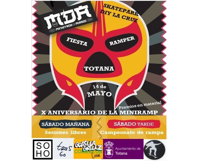 X Aniversario de la construcción de la Mini Ramp en el Skatepark de 'La Cruz'