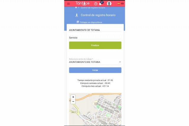 Contratan mejoras en la aplicación de control presencial de los empleados públicos municipales