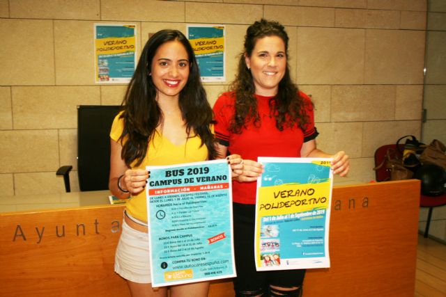 El programa 'Verano Polideportivo' se oferta durante julio y agosto con una amplia oferta de actividades en el Polideportivo Municipal '6 de Diciembre' y el Complejo Polideportivo 'Valle del Guadalentín'