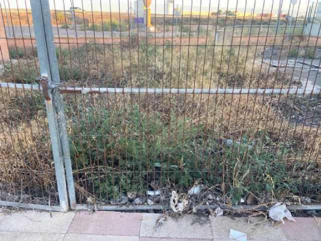 Juan Pagán propone agilizar la recuperación de la estación de bombeo del polígono industrial 'El Saladar' para que vuelva a prestar servicio cuanto antes