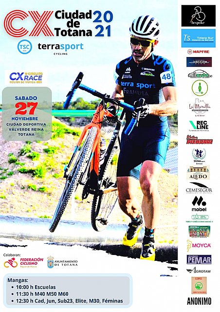 La 3ª edición de CX Ciudad de Totana tendrá lugar el próximo 27 de noviembre