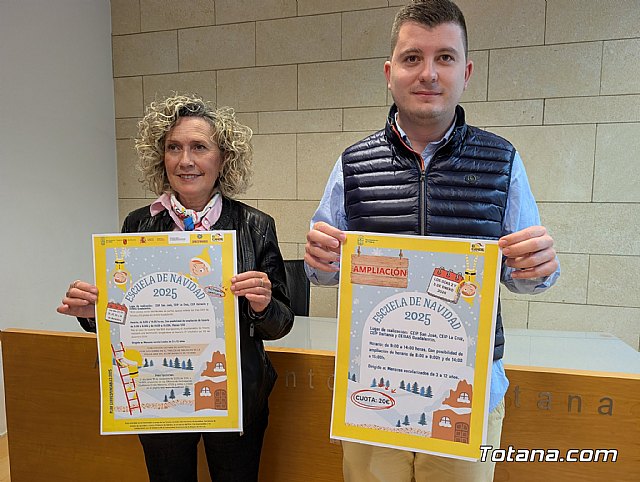 Se ofertan 550 plazas en el programa de conciliación “Escuela de Navidad 2025”