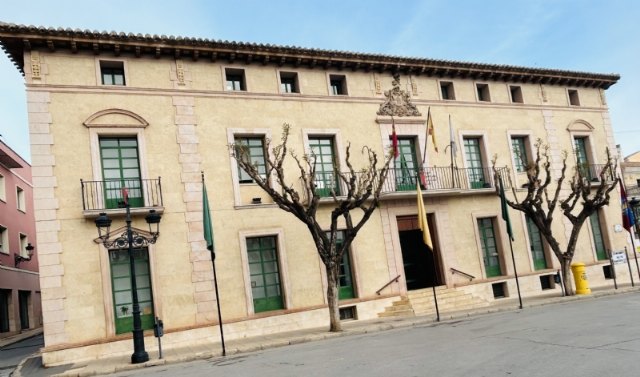 El Ayuntamiento de Totana recibe una subvención total de 691.000 euros para proyectos municipales dentro del Plan de Cooperación a las Obras y Servicios