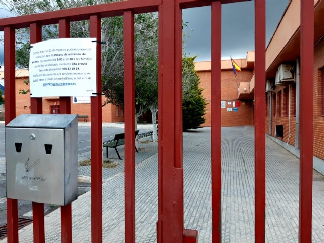 Solicitud de plaza escolar para el próximo curso escolar 2020/21 de forma presencial