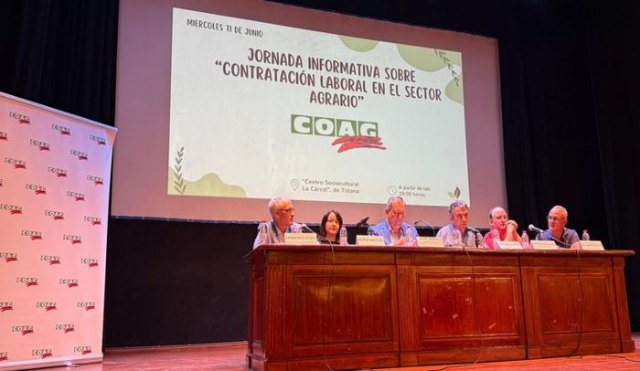COAG-IR Murcia organiza una jornada en Totana para aclarar la normativa laboral en el sector agrario