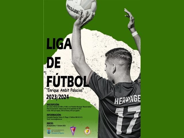 La nueva temporada 2023/24 de la Liga de Fútbol Aficionado 'Enrique Ambit Palacios' comenzará el fin de semana del 7 y 8 de octubre