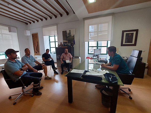 Preparación de trabajos ante las lluvias de las próximas semanas