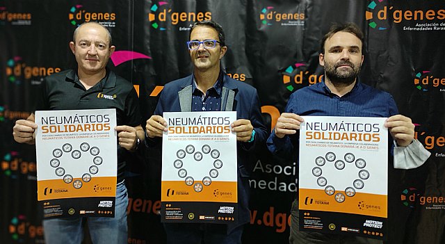 Neumáticos Totana donará a D´Genes 1 euro por cada neumático que cambie, en el marco de la iniciativa “Neumáticos solidarios”