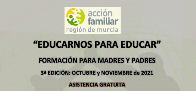 Finaliza la tercera edición del Ciclo Formativo “Educarnos para educar” de la Escuela de Padres y Madres on line