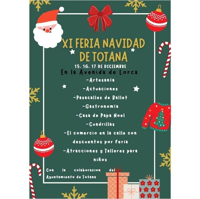 La XI Feria del Regalo y la Navidad de la avenida de Lorca se celebra este fin de semana
