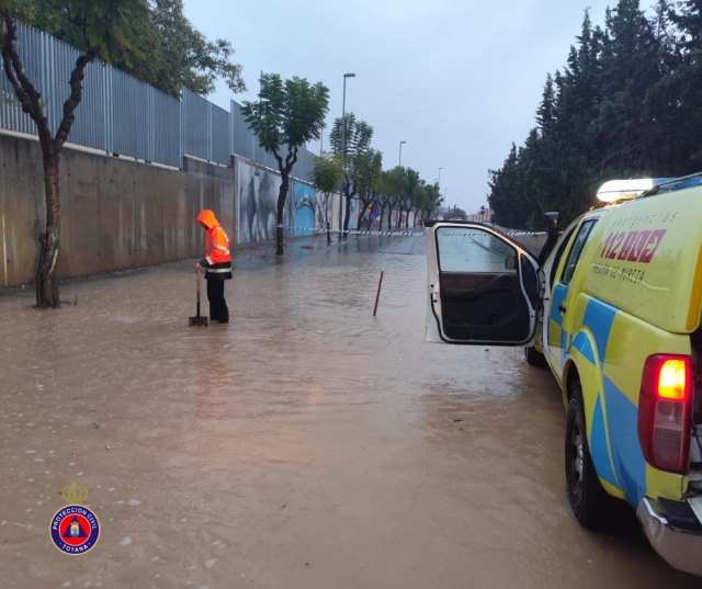 Totana cuantifica los daños tras un episodio de lluvias históricas