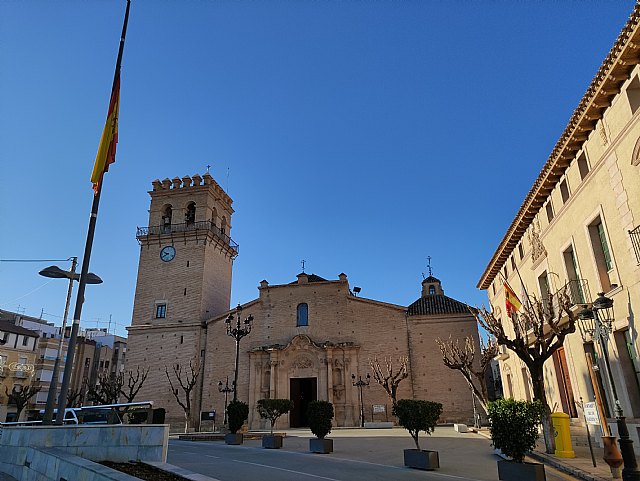 La Ceremonia Pública de Despedida al alcalde de Totana será mañana a las 10:00 en la plaza de la Constitución