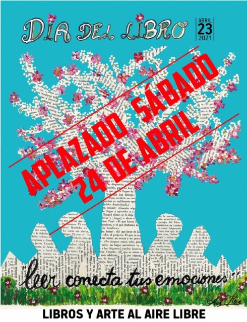 Se aplazan al próximo 24 de abril las actividades programadas mañana sábado al aire libre por Cultura con motivo del Día del Libro