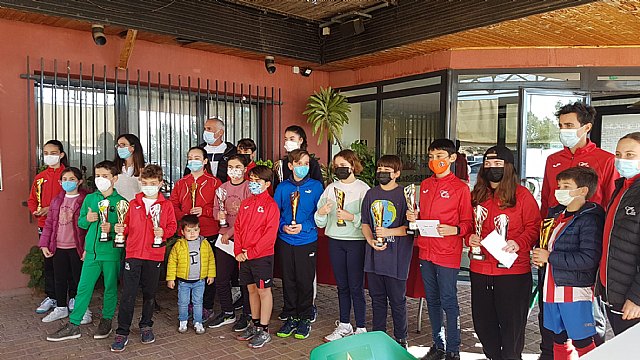 Clausura del I Torneo de Reyes de tenis en Club de Tenis Totana