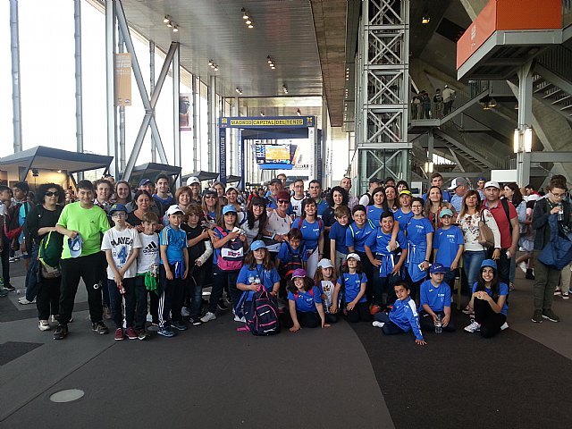 Viaje al Mutua Madrid Open 2018 de la Escuela de Tenis Kuore de Totana