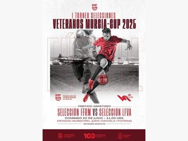 Totana acoge este domingo el I Torneo Selecciones de Veteranos Murcia-Cup 2025