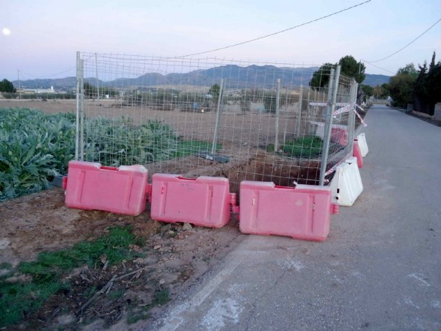 La Concejalía de Aguas y Alcantarillado continúa las obras para la mejora del rendimiento en la zona de La Ñorica