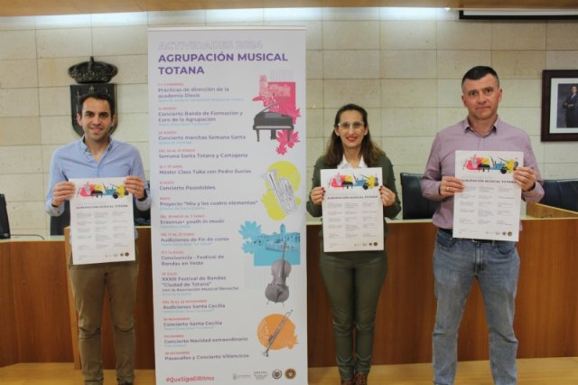 La Agrupación Musical de Totana presenta su ambiciosa programación anual de actividades para el año 2024