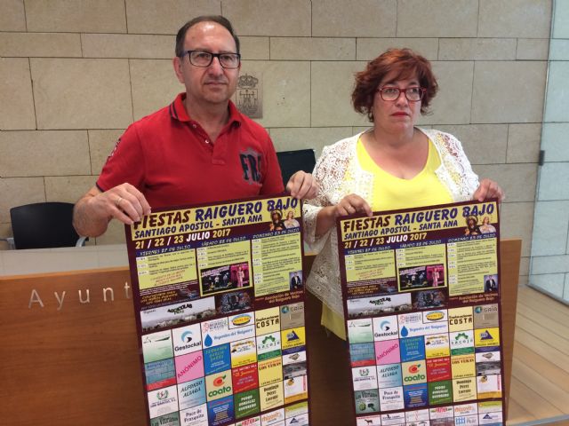 Las fiestas de El Raiguero Bajo se celebran este próximo fin de semana del 21 al 23 de julio, en honor a Santiago Apóstol y Santa Ana