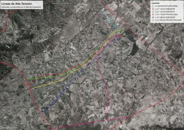 Carta abierta a Pedro Sánchez de la Plataforma de afectados Línea de Alta Tensión ADIF Ñorica-Lébor de Totana