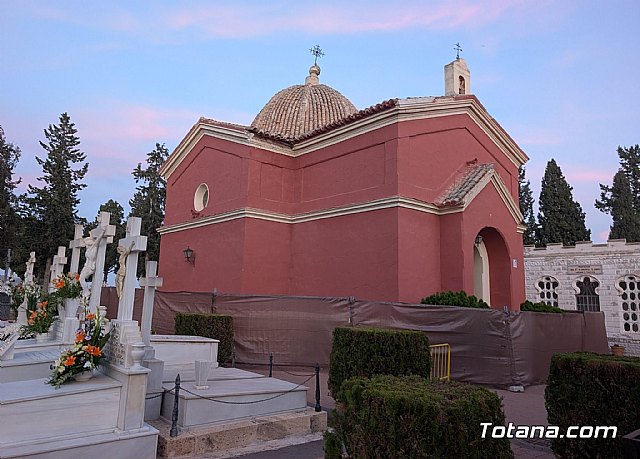 Destinan 160.000 euros a la restauración integral de la capilla del cementerio Nuestra Señora del Carmen de Totana