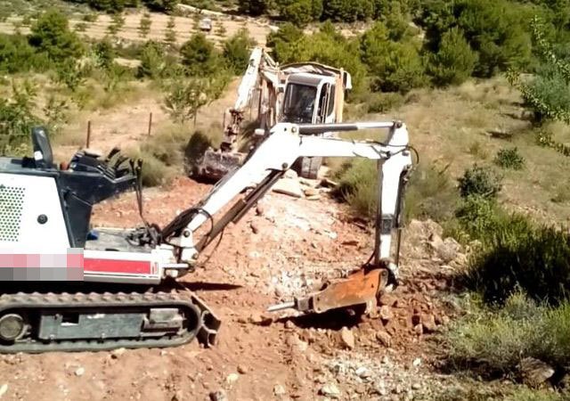 Denuncian nuevos destrozos en el camino del Purgatorio